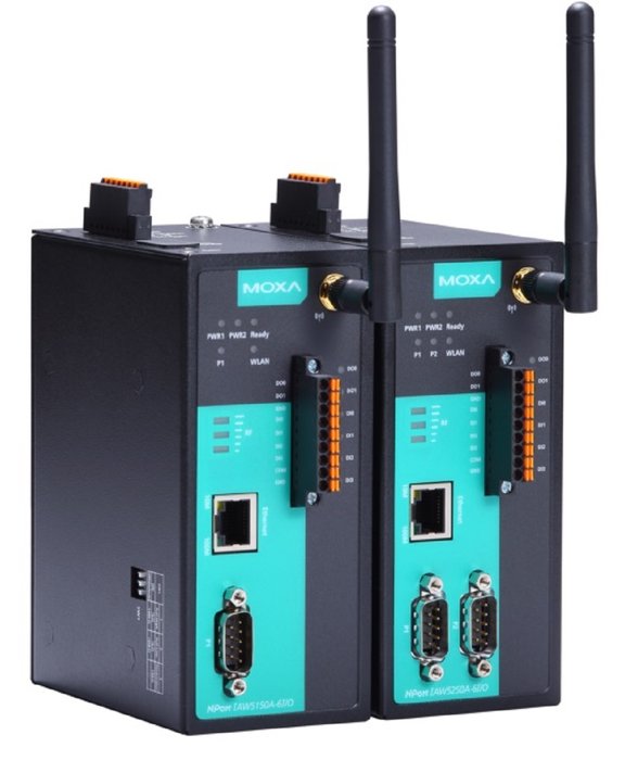 La nouvelle série NPort IAW associe le serveur dispositif en série aux E/S et à la Wi-Fi